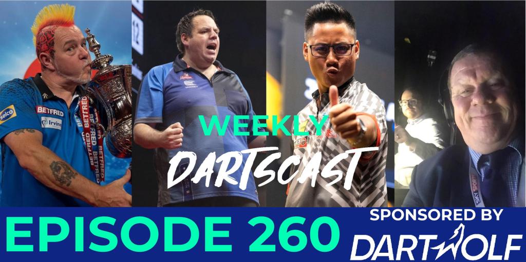 Weekly Dartscast Episode 260: Peter Wright, Adrian Lewis, Rowby-John Rodriguez, Stuart Pyke, World Matchplay Preview